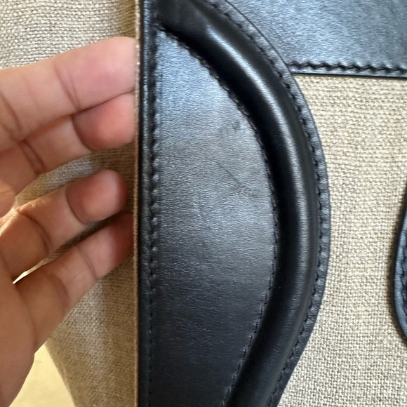 SALE Celine Luggage in good condition canvas calfin tri color. - Picture 13 of 14